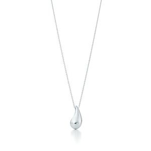 Elsa Peretti Teardrop Sterling Silver Necklace